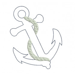 Stickdatei - Anker Fransenappli 